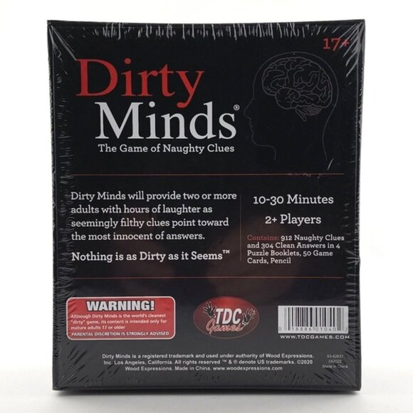 TDC Games Dirty Minds Hilarious  Twisted Party Card Game 2+ Players - Picture 4 of 9